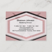 ピンクの守り神 名刺 (裏面)