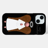 ピンクの守護天使 Case-Mate iPhoneケース (裏面 (横))