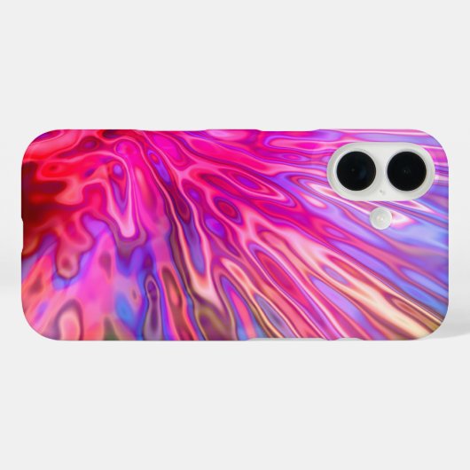 ピンクの宝石トーン Case-Mate iPhoneケース (裏面 (横))