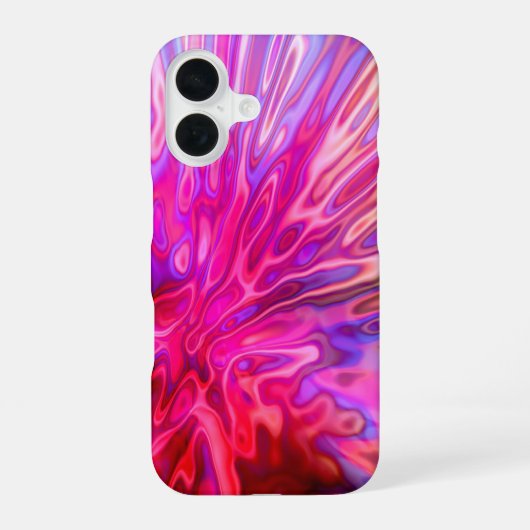 ピンクの宝石トーン iPhone 16ケース (裏面)