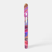ピンクの宝石トーン iPhone 16ケース (左側面)