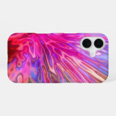 ピンクの宝石トーン iPhone 16ケース (裏面横)