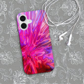 ピンクの宝石トーン iPhone 16ケース