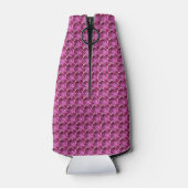 ピンクの宝石パターン ボトルクーラー (裏面)