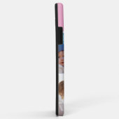 ピンクの家族写真コラージュ4枚用 Case-Mate iPhoneケース (裏面/右)