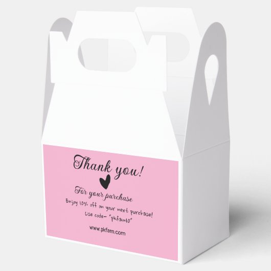 ピンクの家族経営ビジネス詳細を購入していただきありがとうございます フェイバーボックス (オープン)