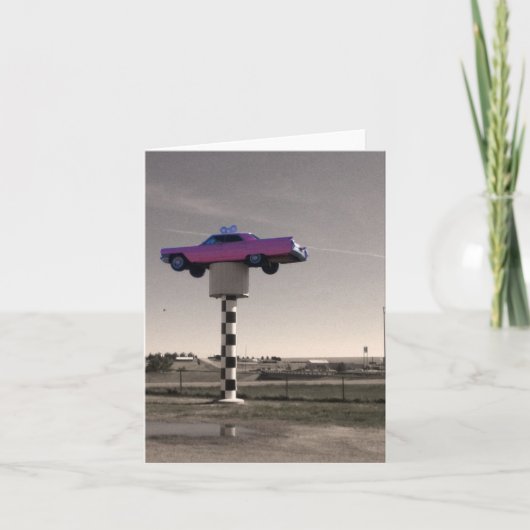 ピンクの容器 カード (正面)