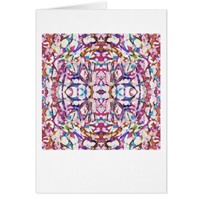 ピンクの対称パターン (正面)