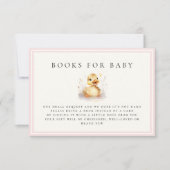 ピンクの小さなあひるのベビーシャワー絵本 (正面)