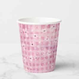 ピンクの小さなかぼちゃの女の子ベビーシャワー 紙コップ