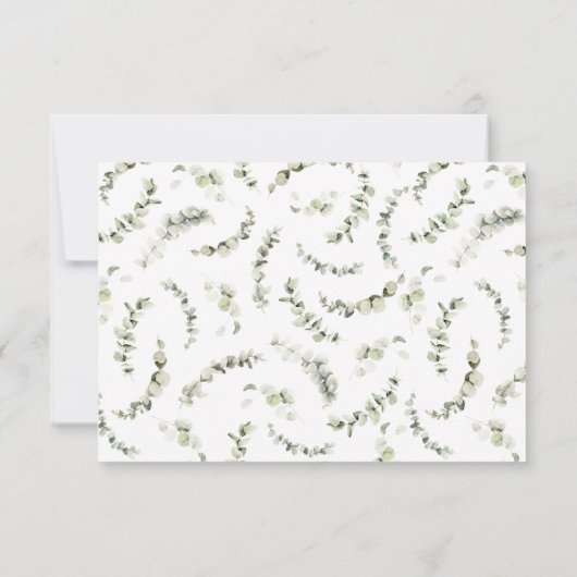 ピンクの小さなかぼちゃの赤ちゃんシャワー写真 サンキューカード (裏面)