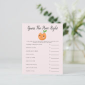 ピンクの小さなかわいこちゃん赤ちゃんシャワー価格を推測 (スタンド正面)