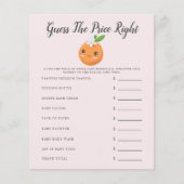 ピンクの小さなかわいこちゃん赤ちゃんシャワー価格を推測 (正面)