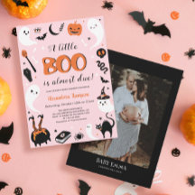 ピンクの小さなブーブハロウィーン赤ちゃんシャワー