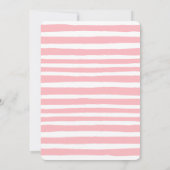 ピンクの小さなブー2人の女の子ハロウィーン2nd誕生日 招待状 (裏面)