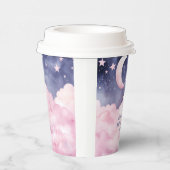 ピンクの小さな天国が赤ちゃんシャワーを送った 紙コップ (右)