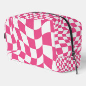 ピンクの小切手柄 ドップキット (右コーナー)