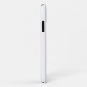 ピンクの小枝ホワイトコンクリートテクスチャiPhone 11ケース Case-Mate iPhoneケース (裏面/右)
