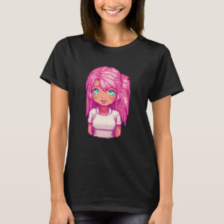 ピンクの少女の天体守護者 Tシャツ