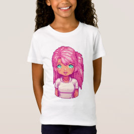 ピンクの少女の天体守護者 Tシャツ