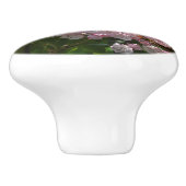 ピンクの山シャクナゲの花 セラミックノブ (側面)