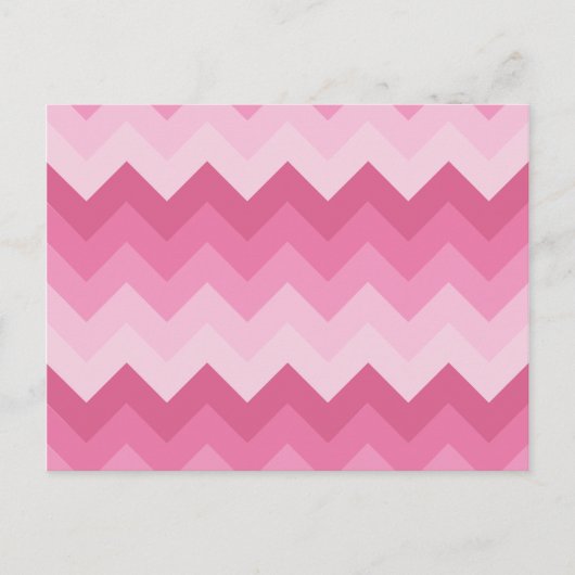 ピンクの山形 ポストカード (正面)