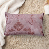 ピンクの布のテクスチャの装飾パターンシェード ランバークッション (ブランケット)