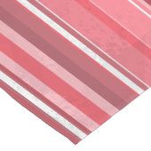 ピンクの帯 ショートテーブルランナー (コーナー)