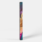  ピンクの帽子をかぶったビーグル iPhoneケース (右側面)