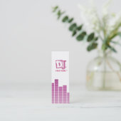 ピンクの平衡装置 スキニー名刺 (スタンド正面)