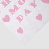 ピンクの幸せな母の日 薄葉紙 (詳細)