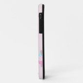 ピンクの幻想的な花柄 Case-Mate iPhoneケース (裏面/左)