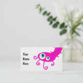 ピンクの幼虫の細菌 名刺 (スタンド正面)