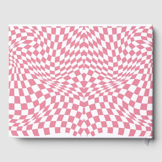 ピンクの幽霊リトルブーはほとんど赤ちゃんシャワー ゲストブック (裏面)