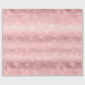 ピンクの幾何学的な三角形のグリッターがおしゃれでスタイリッシュ ラッピングペーパー (フラット)