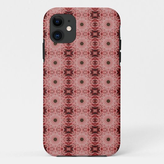 ピンクの幾何学的な円ケース Case-Mate iPhoneケース (裏面)