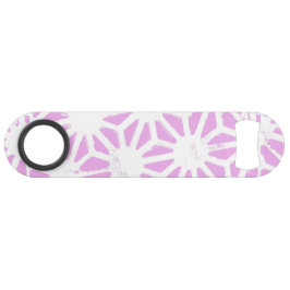 ピンクの幾何学的パターン スピード栓抜き