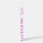 ピンクの幾何学的パターン Case-Mate iPhoneケース (裏面 / 左)