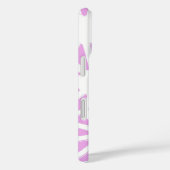 ピンクの幾何学的パターン Case-Mate iPhoneケース (裏面 / 右)