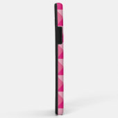 ピンクの幾何学的パターン Case-Mate iPhoneケース (裏面/右)