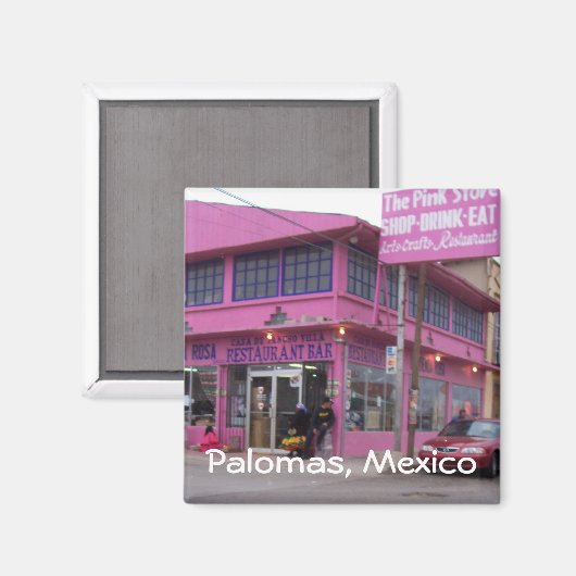 ピンクの店 マグネット (正面/裏面)