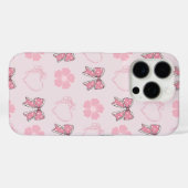 ピンクの弓とピンクのハート | 桜Iphoneケース Case-Mate iPhoneケース (裏面 (横))