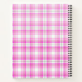 ピンクの弓のクリスマス写真を飾ったかわいい犬 ノートブック (裏面)