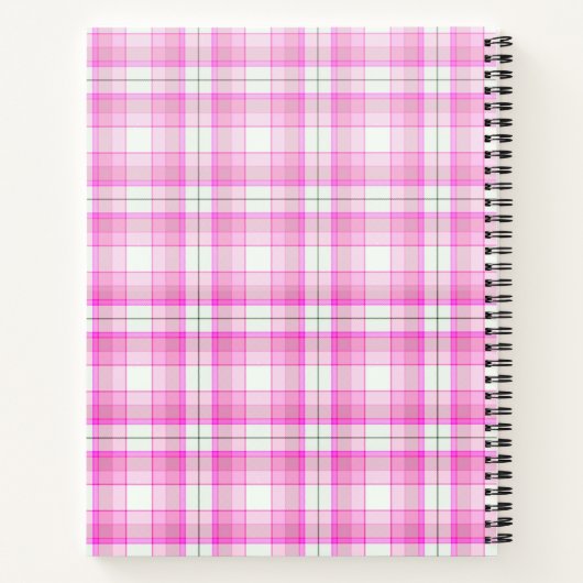 ピンクの弓のクリスマス写真を飾ったかわいい犬 ノートブック (裏面)