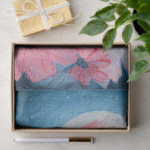 ピンクの弓の切り離し付き幽霊 薄葉紙 (ギフト)