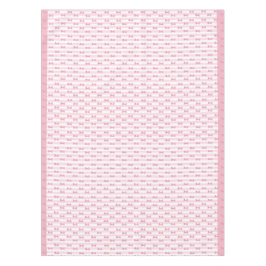 ピンクの弓の布テーブルクロス テーブルクロス