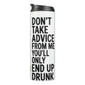 ピンクの弓を持つダチョウ タンブラー (回転右)