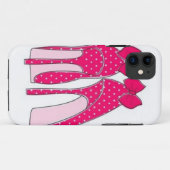 ピンクの弓スチレットヒールのiPhone 5/5sの場合 Case-Mate iPhoneケース (裏面(横))