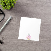 ピンクの弓パイナップル熱帯名 ノートパッド