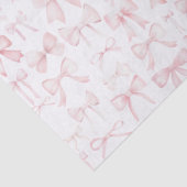ピンクの弓パターン 薄葉紙 (詳細)
